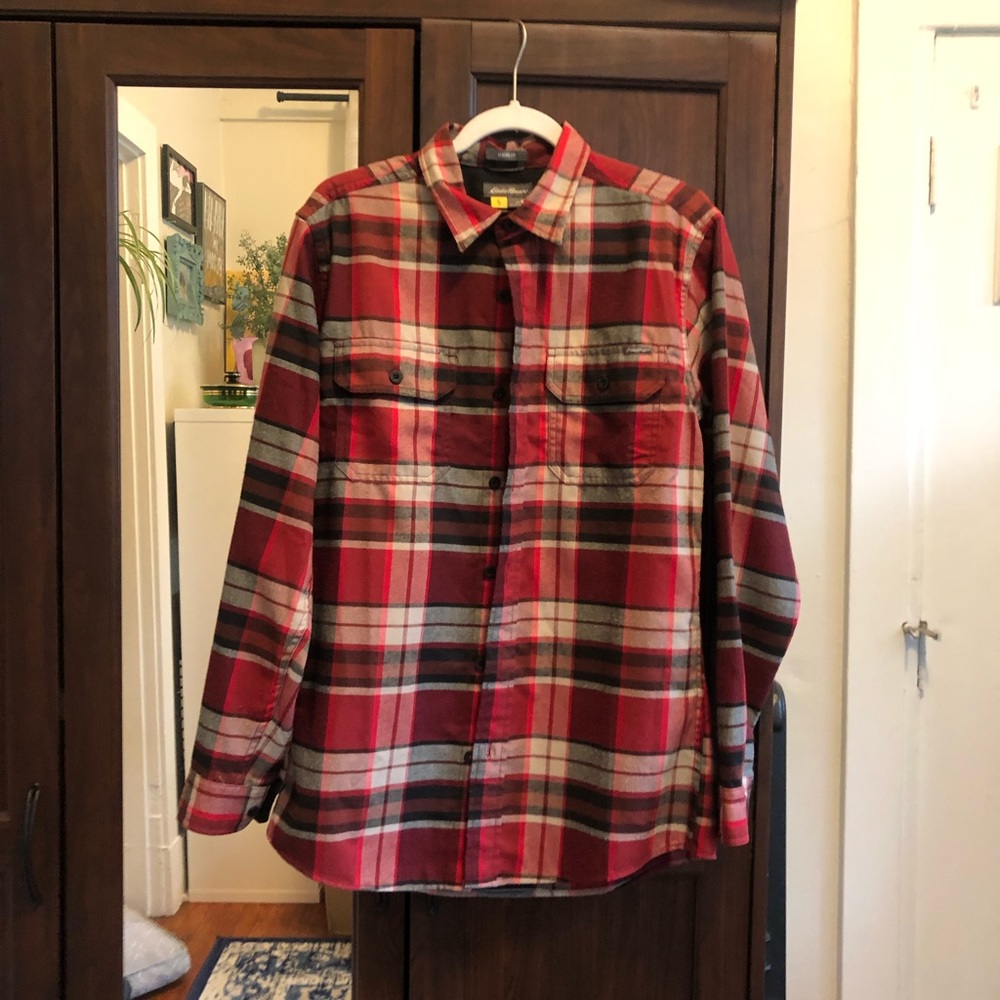 Eddie Bauer flannel shirt like new